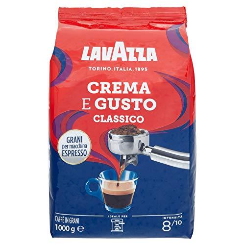 Lavazza Caffè in Grani per Macchina Espresso Crema e Gusto, 1kg