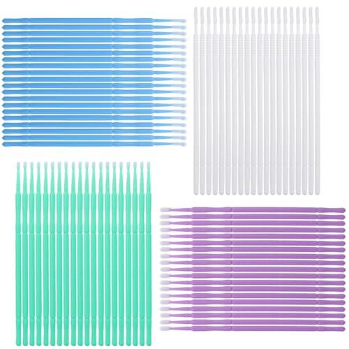 XIASHENG Set di 80 Pennelli per Ritocco Vernice Auto - 4 Colori e Misure Assortite