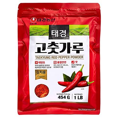 Nongshim Gochugaru Peperoncino Coreano Taekyung in Polvere (Piccoli Fiocchi) 454g