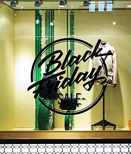 Adesivo murale Black Friday Saldi Vetrofania Negozi Adesivo4You.com