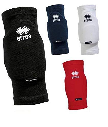 Errea Tokyo - Set di ginocchiere unisex con imbottitura high-tech (2 pezzi) taglia L, colore rosso