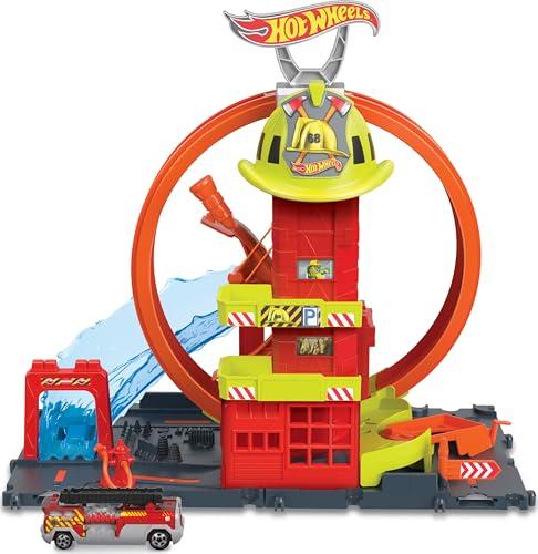 Hot Wheels City Caserma dei Pompieri con Super Loop