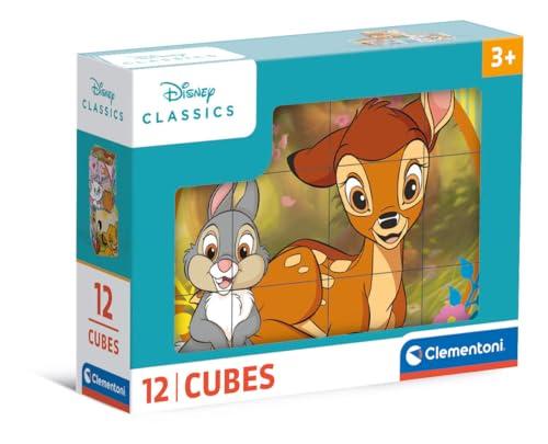 Clementoni Disney Classics - Cubi Puzzle 12 Pezzi