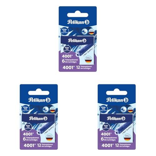 Pelikan Set cartucce inchiostro 4001 TP/6 - Blu Royal - Confezione risparmio 12 unità
