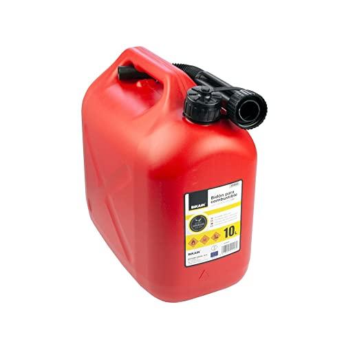 Tanica Benzina 10 Litri Bikain B5ECO con Tubo Flessibile