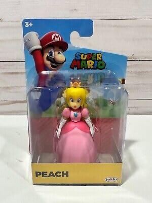 World of Nintendo Super Mario Bros - Principessa Peach Statuetta Snodabile 6,3 cm