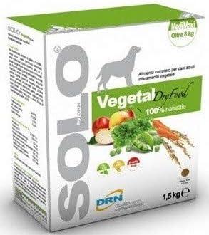 DRN Solo Vegetal Dry Food - Alimento Vegetale per Cani Adulti - 6 x 1,5 kg