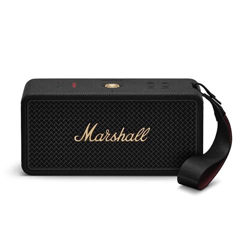 Marshall Middleton II Altoparlante Bluetooth Portatile - Nero e Ottone