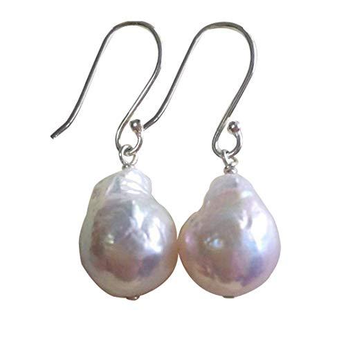 Orecchini Perla Barocca Bianca in Argento Sterling 925