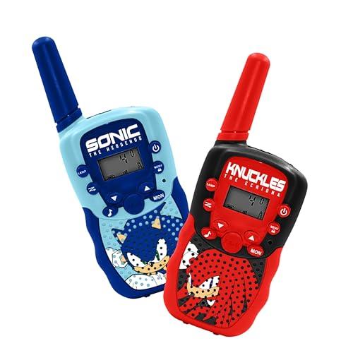 Walkie Talkie Sonic The Hedgehog per Bambini - Comunicazione Fino a 1km