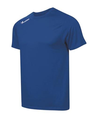 Maglietta Sportiva Unisex da Adulto a Maniche Corte in Rete | Abbigliamento Sportivo Estivo Traspirante ad Asciugatura Rapida | Magliette da Palestra per Allenamento Casual e Fitness