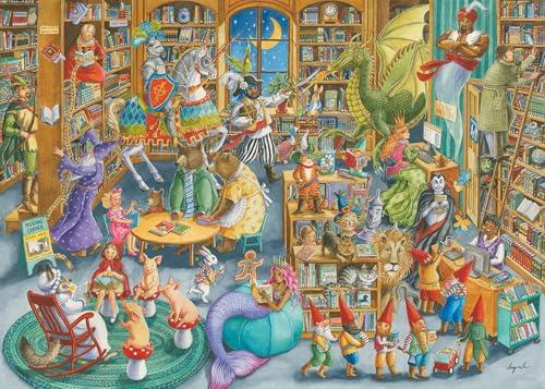 Ravensburger Puzzle 1000 Pezzi - Mezzanotte in Biblioteca