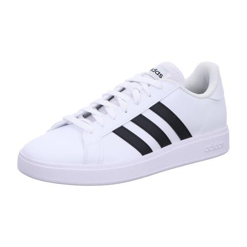 adidas Grand Court TD Lifestyle Court Casual Shoes, Sneakers Uomo, Cloud White/Core Black/Cloud White, 43 1/3 EU