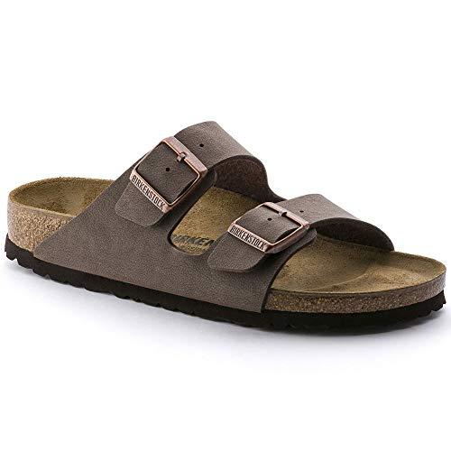 Sandali Birkenstock Arizona Birko-Flor Nubuck Marrone