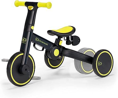 Kinderkraft 4TRIKE Triciclo Evolutivo 3in1 Nero