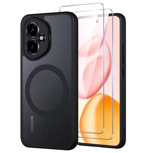 Custodia Magnetica Oelrstfe per Honor 400 5G con Vetro Temperato