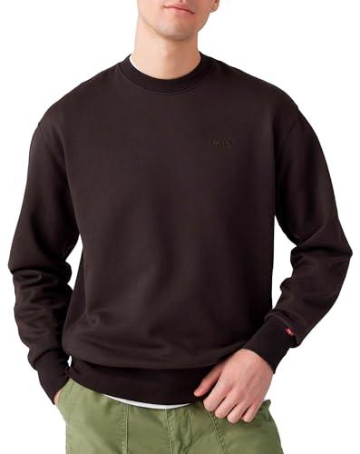 Levi's Authentic Crew - Maglia di Tuta Nera da Uomo