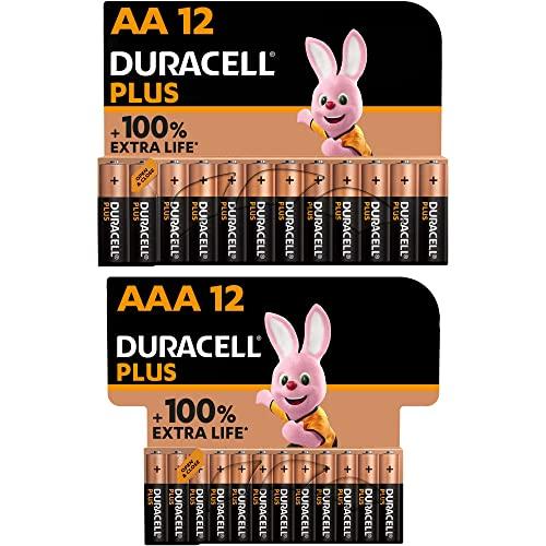 Duracell Plus AA+AAA: Energia Affidabile per la Tua Vita Quotidiana