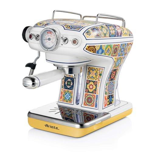 Ariete Positano 1389 - Macchina da Caffè Espresso dal Design Mediterraneo