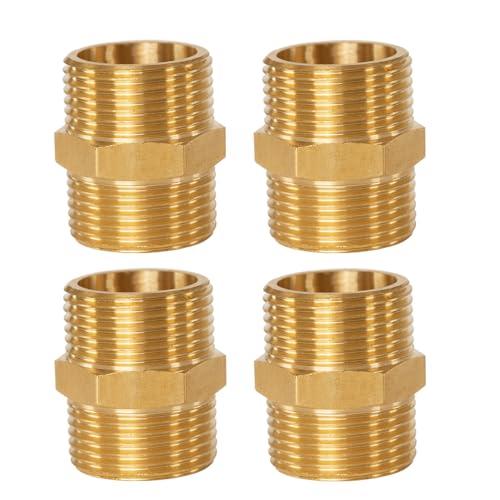 Set di 4 Raccordi per Tubi in Ottone da 3/4