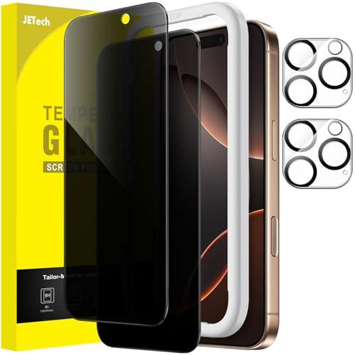 JETech Privacy Pellicola Protettiva per iPhone 16 Pro Max con Protezione Obiettivo