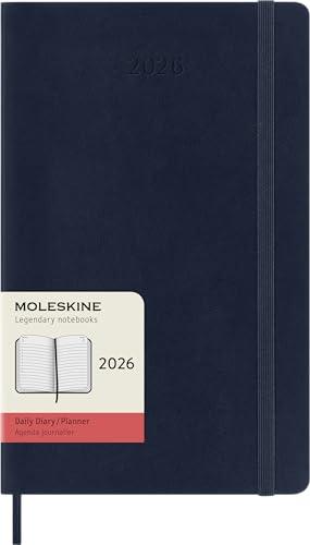 Moleskine Daily Planner 2026 - Agenda Giornaliera Large Blu