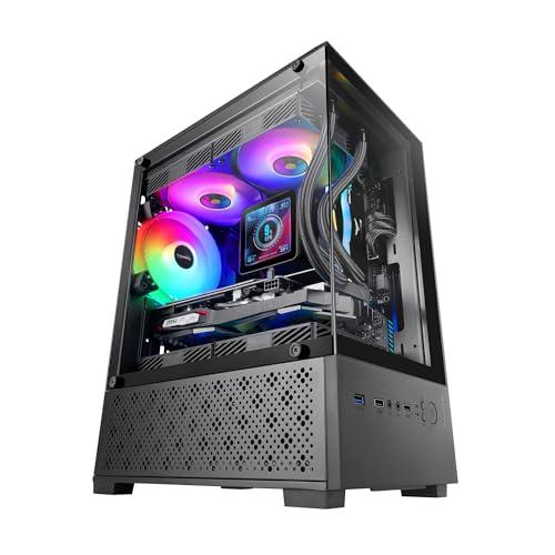 Mars Gaming MC-SE2 Case MicroATX Gaming con Vetro Temperato e Ventola FRGB
