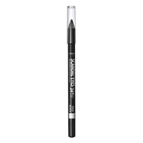 Rimmel London Scandaleyes Waterproof Kohl Kajal Matita Occhi, Nero (001 Black)