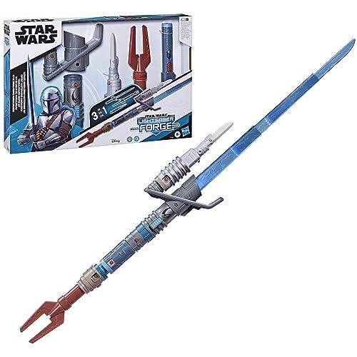 Hasbro Star Wars Lightsaber Forge, Master Set definitivo del Mandaloriano, Spada Laser Elettronica con Licenza Ufficiale, Giocattoli per Bambini e Bambine dai 4 Anni in su