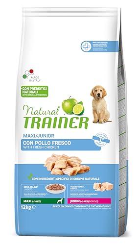 Natural Trainer Maxi Cibo per Cani Maxi&Junior con Pollo - 12kg