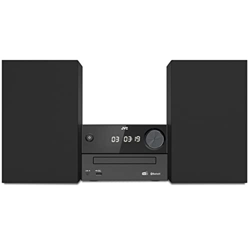 JVC UX-C25DAB - Sistema Micro HiFi con CD, USB, Bluetooth, DAB+, FM, Line-In e Telecomando IR, Nero