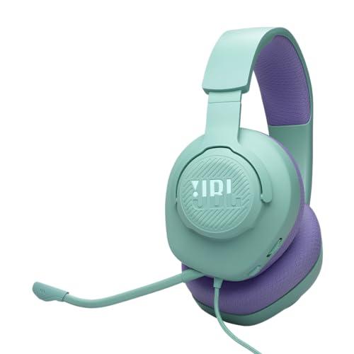 JBL Quantum 100M2 Cuffie Gaming Over Ear con Filo, Ciano