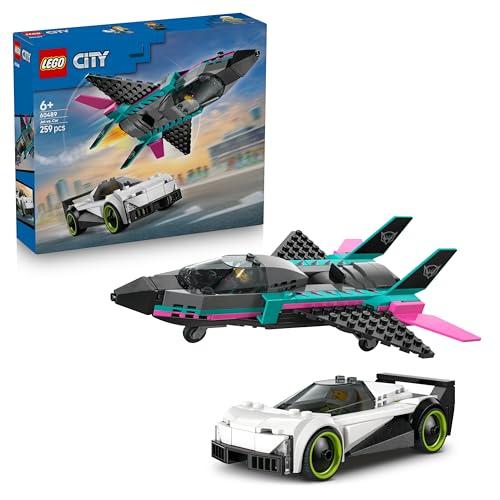 LEGO City Jet Contro Auto Sportiva Giocattolo 60489