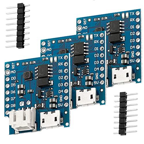 AZDelivery 3 x Battery Shield per D1 Mini con E-Book
