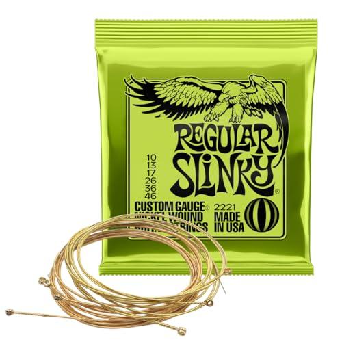 Ernie Ball Regular Slinky Nickel Wound 10-46 Corde per Chitarra Elettrica