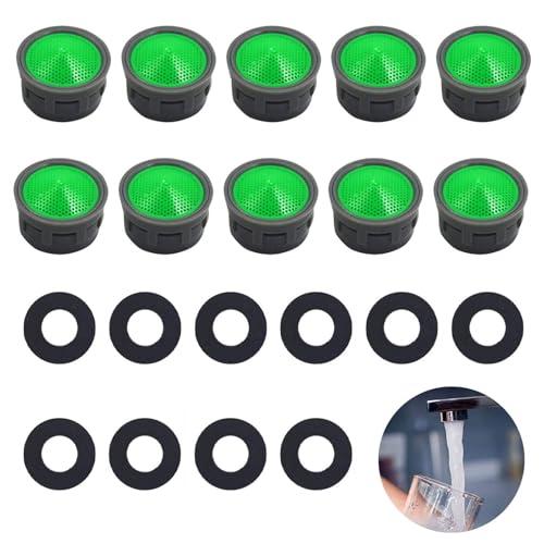 Set di 10 Aeratori per Rubinetto con Filtro e Guarnizioni