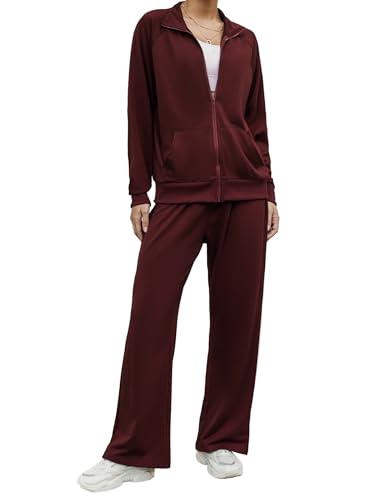 Terecey Tuta Sportiva Donna Completa Rossa XL