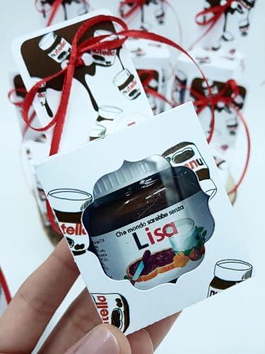 Bomboniera Sweet Personalizzata Nutella 25gr con Scatola
