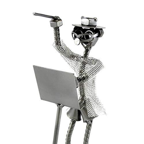Direttore d'Orchestra in Metallo - Scultura Artigianale Italiana