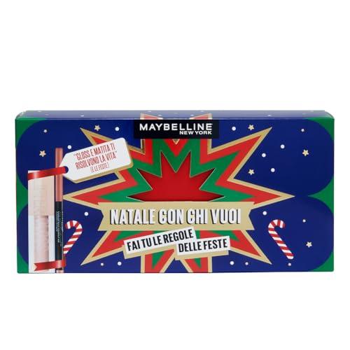Maybelline New York Cofanetto Regalo Labbra Definite & Volumizzate - Collezione Natale 2024