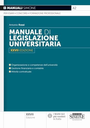 Manuale di Legislazione Universitaria - XXVII Edizione