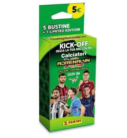 Calciatori Adrenalyn XL 2025 26 Kick Off- Blister 5 bustine + 1 Limited Edition