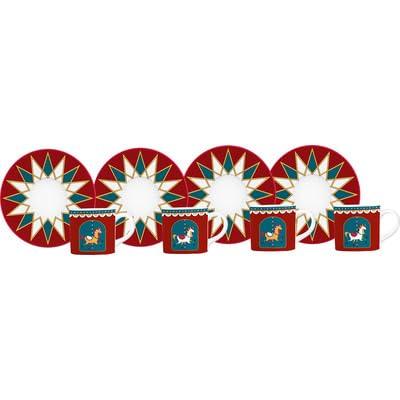 Bialetti Set 4 Tazzine Caffè Winter Wonderland Natale 2024