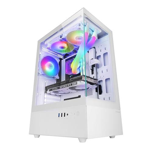Mars Gaming MC-XO Bianco: Case Gaming ATX con Vista Panoramica e Raffreddamento Ottimizzato