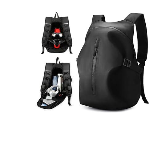 WEPLAN Zaino Moto Uomo Donna Impermeabile con Porta Casco