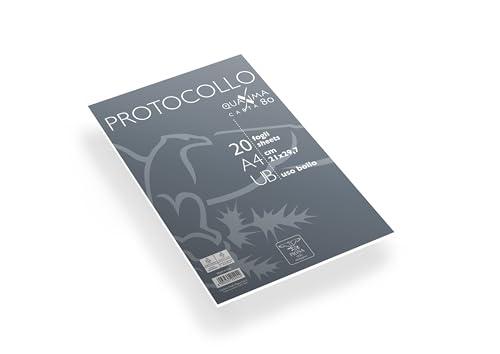 Pigna - Fogli Protocollo Uso Bollo, 20 Fogli