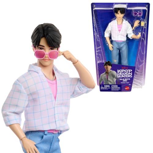 Mattel KPop Demon Hunters - Jinu dei Saja Boys, bambola con outfit da performance per la canzone 