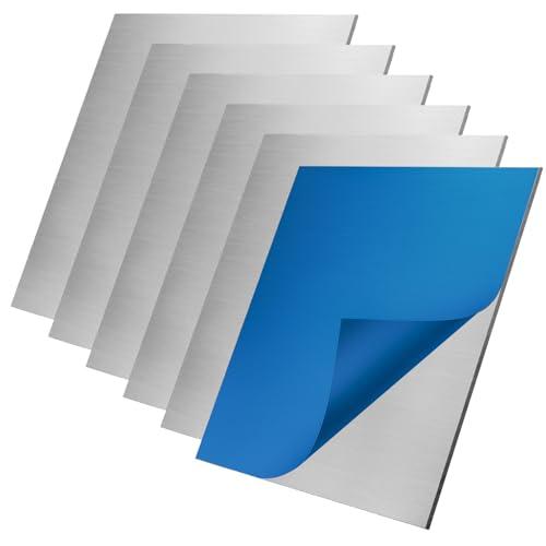 Flewdart 6pcs Piastra Alluminio 150 x 150 x 1mm