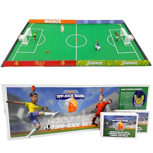 TIPP-KICK Mania - Set da Gioco Calcio Balilla per 2 Giocatori
