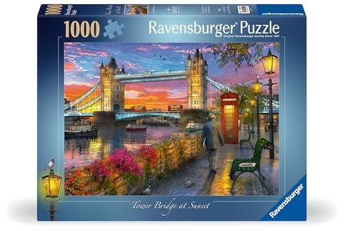 Ravensburger Puzzle 1000 Pezzi - Tower Bridge al Tramonto